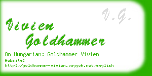 vivien goldhammer business card